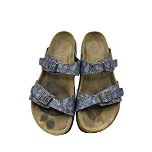 Papillio Birkenstock blue paisley women’s size 40 (9)